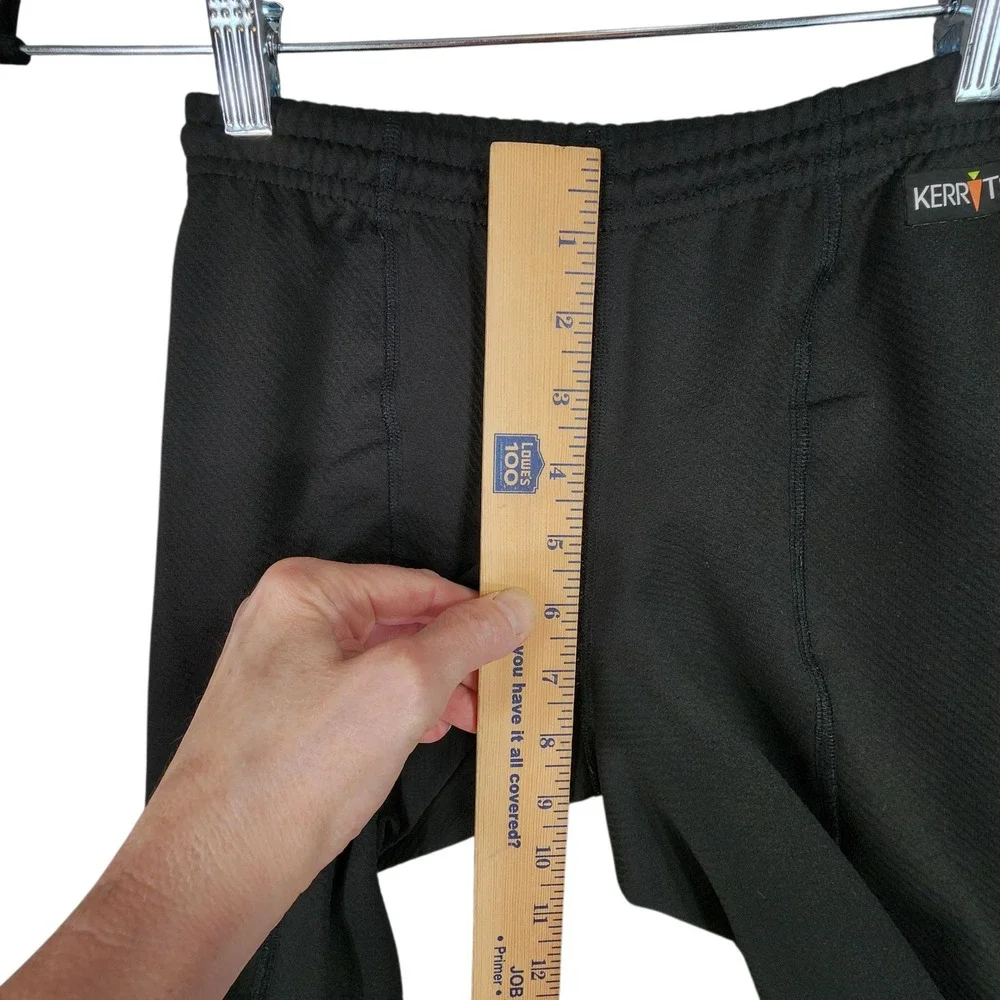 Kerrits Breeches S Kids Girls Equestrian Riding Pants Black Knee Patches Stretch